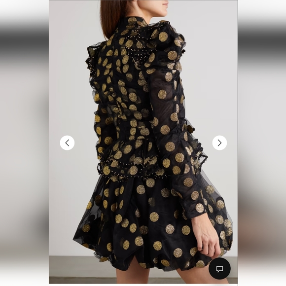 Zimmermann celestial confetti authentic dot raffle dress size 8 brand new - Picture 3 of 5
